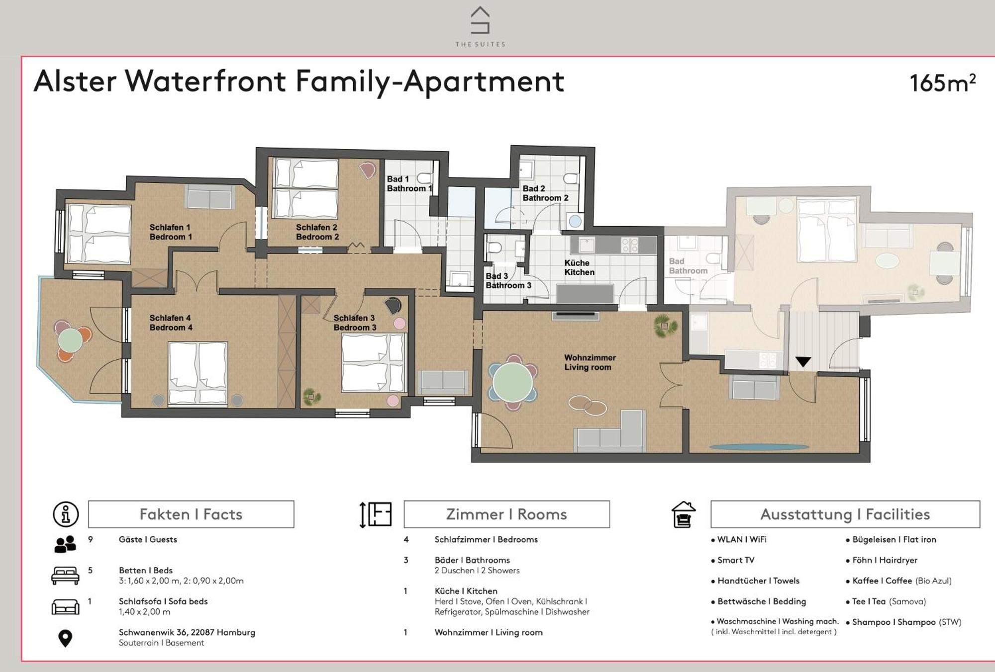 The Suites Alster Waterfront Family Apartments Hamburgo Exterior foto